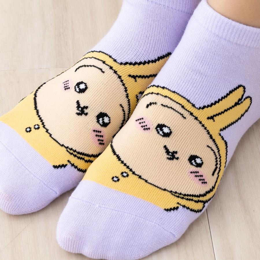 オカモト (ちいかわ)うさぎ ループ スニーカー丈ソックス 23-25cm