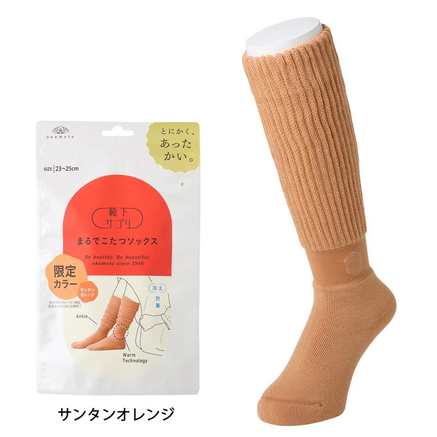 靴下サプリ (送料無料・2足セット) まるでこたつ ソックス 23-25cm 全4