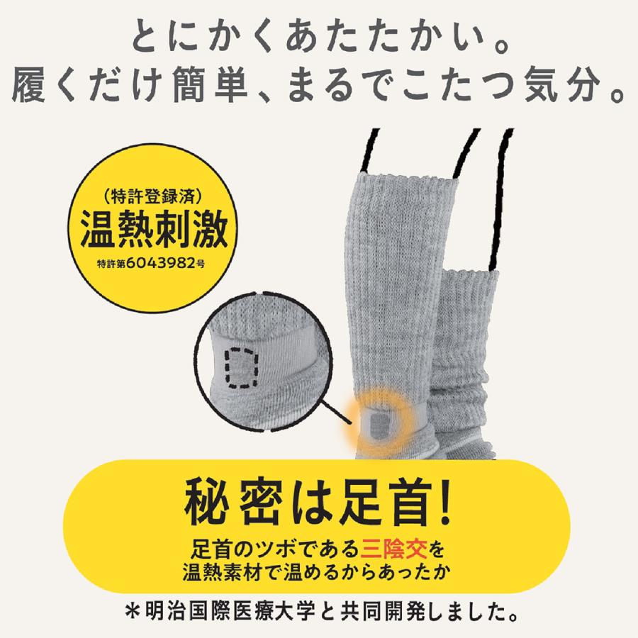 (送料無料) 靴下サプリ まるでこたつ ソックス 23-25cm 全6色 冷え対策 レディース ルームソックス 靴下 岡本|lops|04
