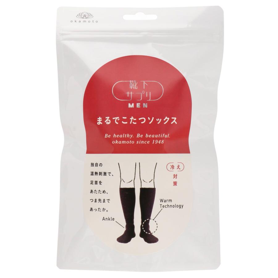 靴下サプリ (送料無料) まるでこたつ ソックス MEN 25-27cm 全2