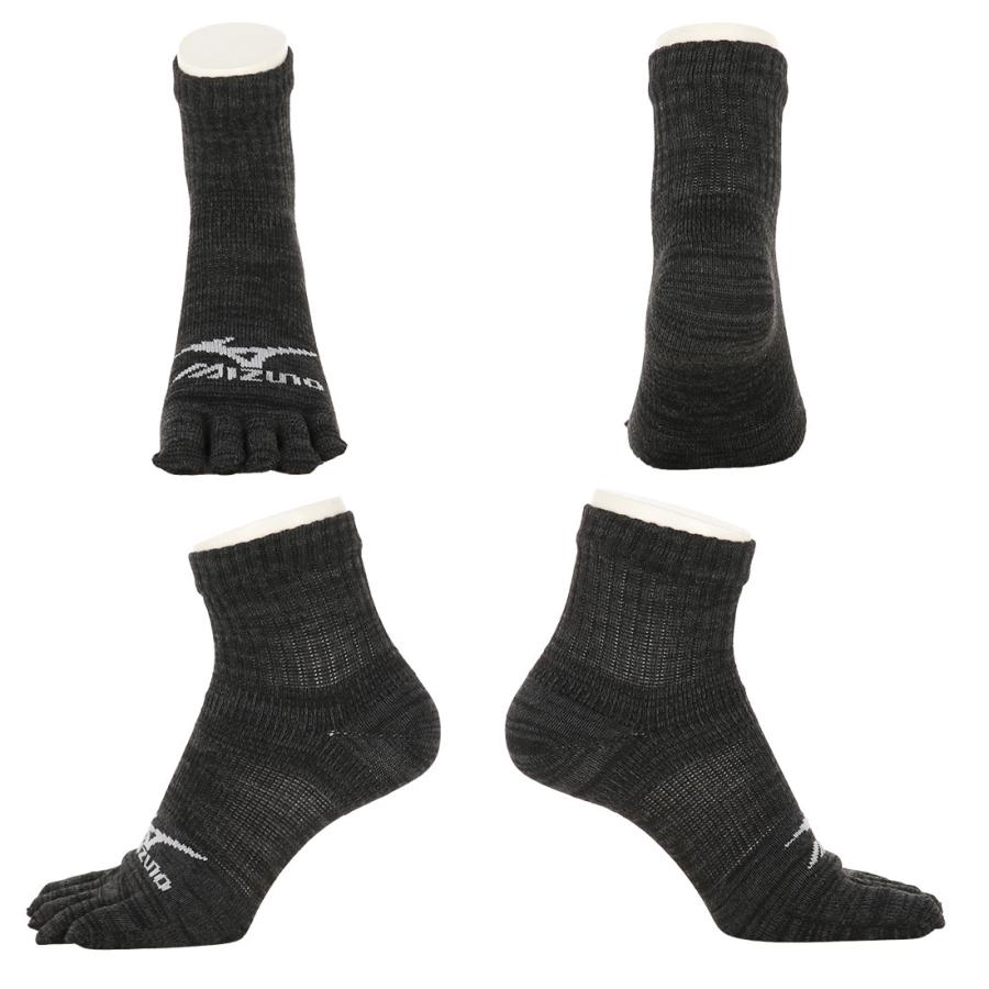 (2足組)ミズノWORK 5本指 強靭フィット メンズ 12cm丈 24-26cm 26-28cm ソックス 靴下 メンズ ワーキングソックス 岡本 D1PK | オカモト | 03