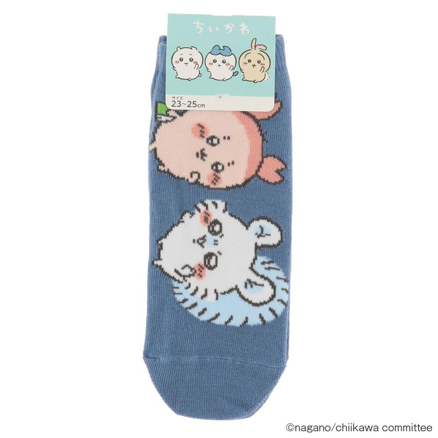 オカモト (ちいかわ)モモンガ カニ 古本屋 スニーカー丈ソックス