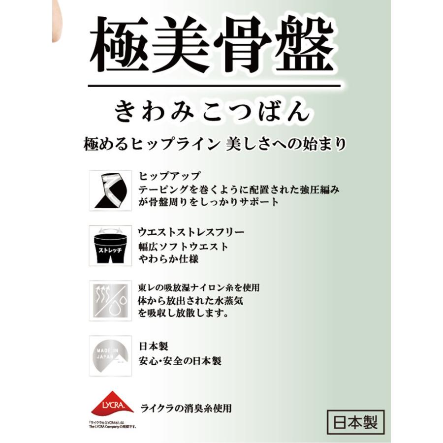 REGART（レガルト） 極美骨盤 骨盤シェイプ 80デニールタイツ 着圧