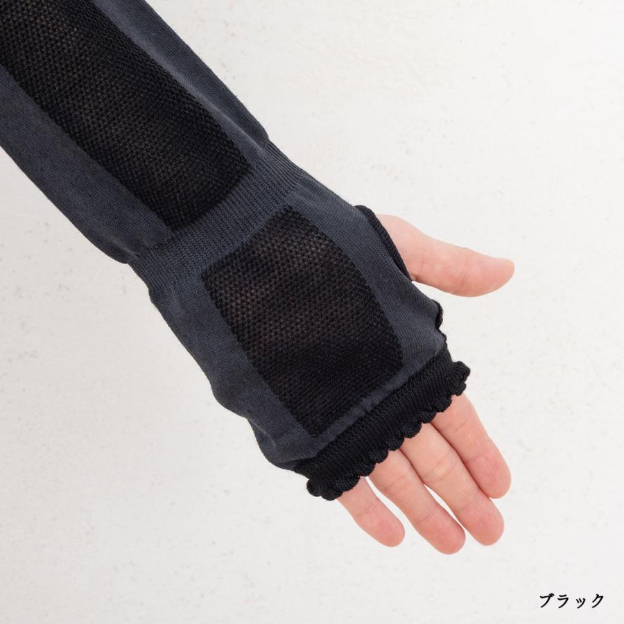 助野（SUKENO） 神保町にゃんこ堂 アームカバー ケーブルフロート柄 約