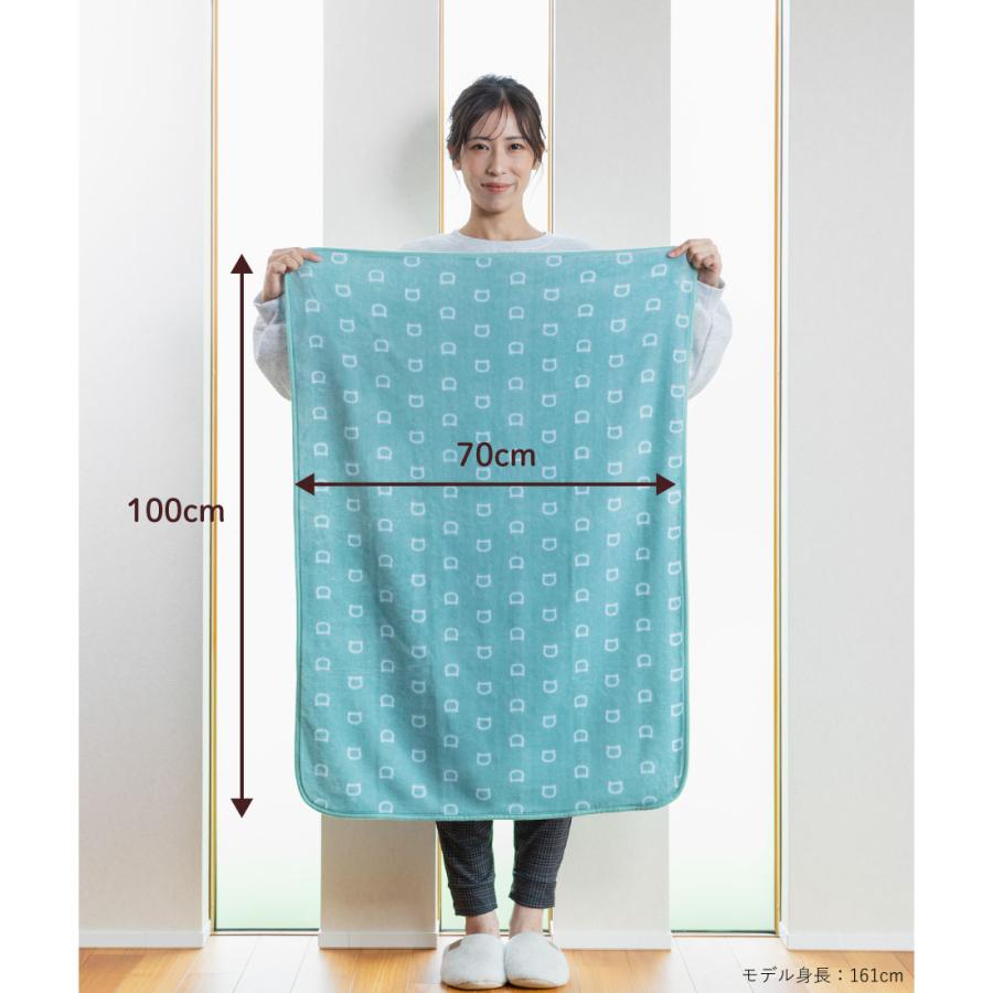 助野（SUKENO） にゃんこ堂 フリースブランケット 70×100cm