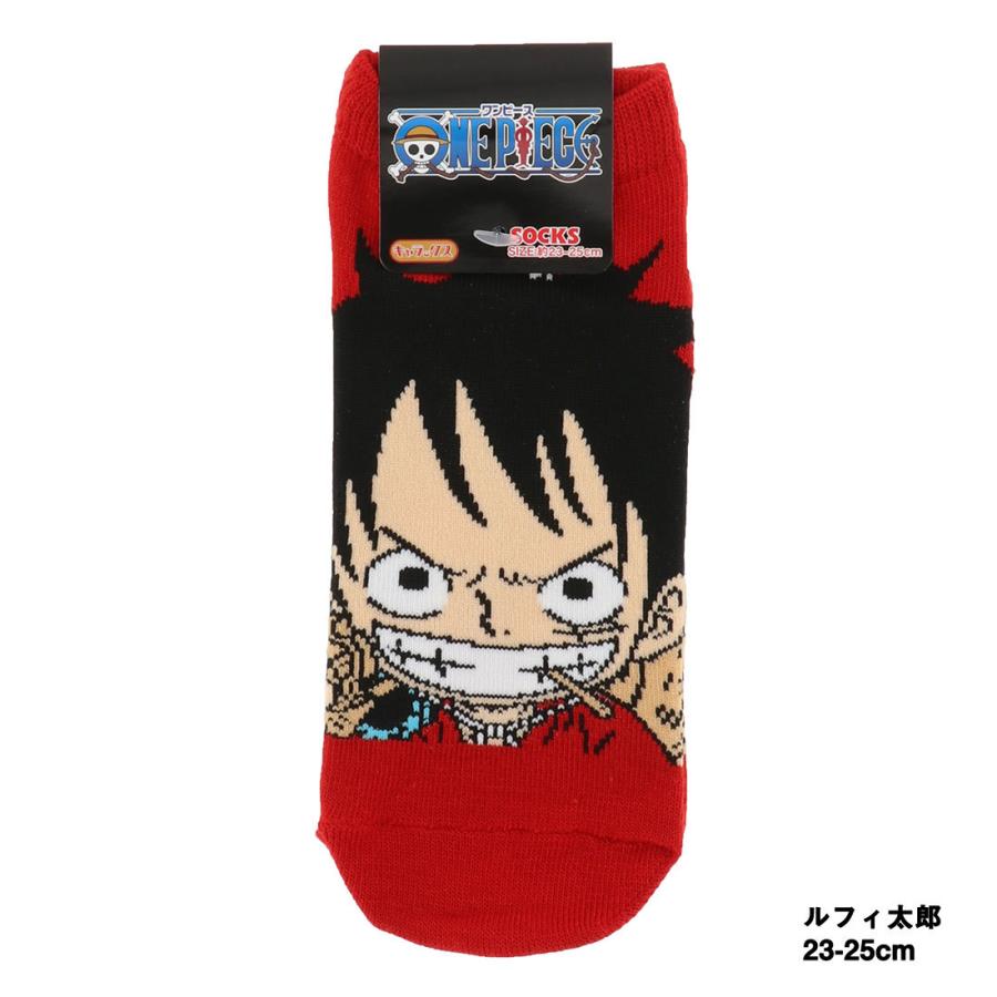 ワンピース ルフィ太郎 スニーカー丈 ソックス 23 25cm 靴下 One Piece モンキー D ルフィ Sp Teop1158s 靴下専門店lops 通販 Yahoo ショッピング