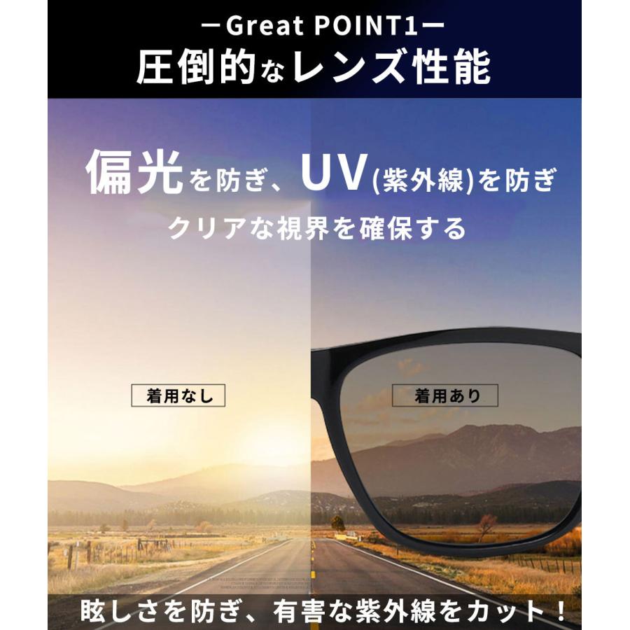 サングラス メンズ 偏光 偏光サングラス 軽量 UVカット スポーツ スポーツサングラス ドライブ 釣り 運転 ゴルフ ミラーレンズ  Isabell | Isabell | 10