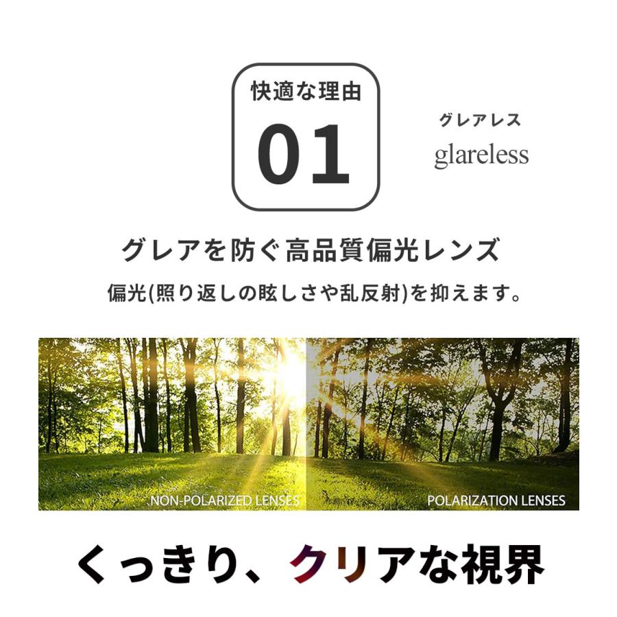 サングラス メンズ 偏光 調光 偏光サングラス 軽量 レディース  UVカット ボストン スポーツサングラス ドライブ 釣り 運転 Isabell(R)公式 | Isabell | 16