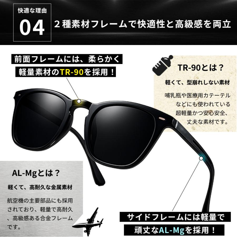 サングラス メンズ 偏光 調光 偏光サングラス 軽量 レディース  UVカット スポーツ スポーツサングラス ドライブ 釣り 運転 Isabell(R)公式 | Isabell | 23