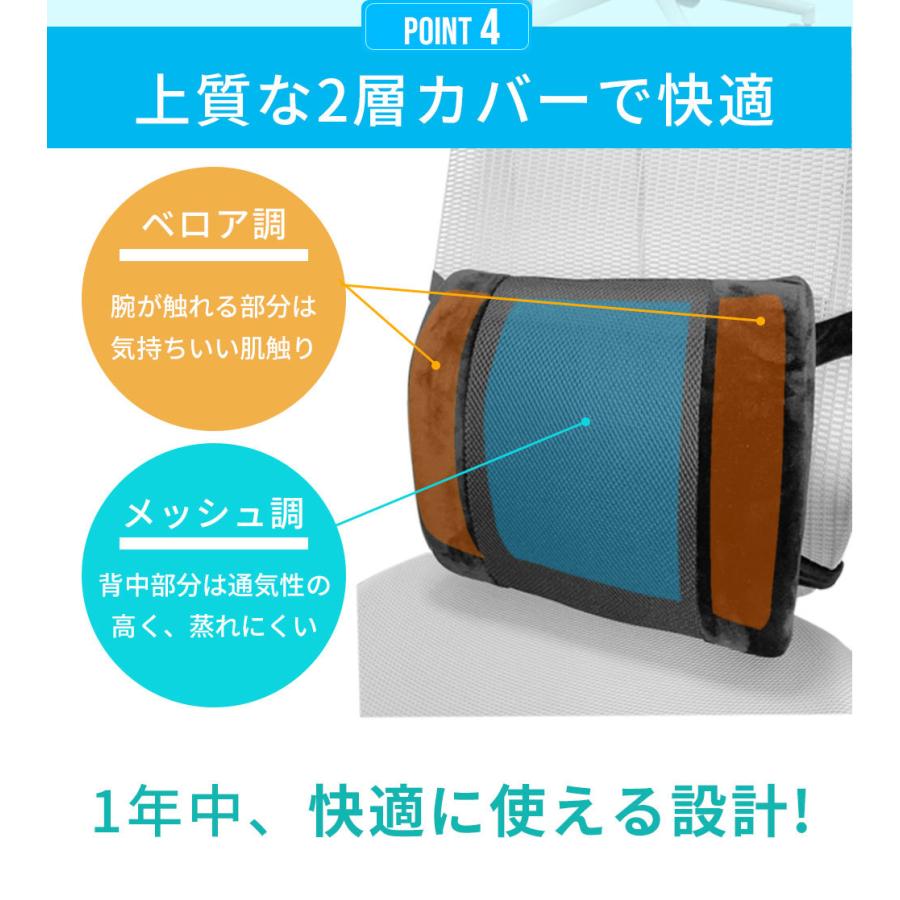 背もたれ クッション ランバーサポート 腰クッション 腰用 腰当て せ