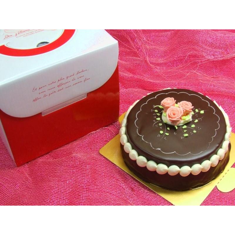 誕生日ケーキ 付与 チョコレートケーキ デコレーション 12cm ロリアン お菓子工房 クリスマスケーキ