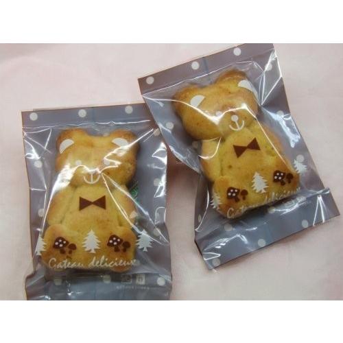 焼き菓子 クマさん マドレーヌ 10個入れ お菓子 くま (お菓子工房 ロリアン) | 