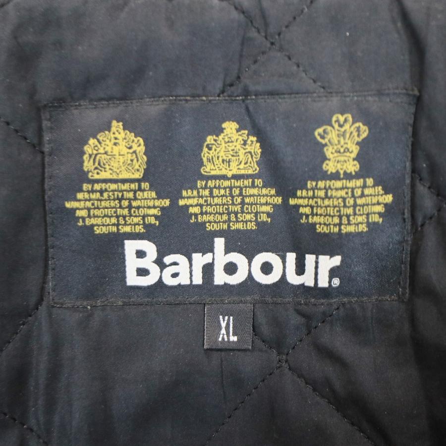 Barbour バブアー CHELSEA SPORTQUILT キルティング ジャケット ユーロ 襟コーデュロイ ブラック (メンズ XL) 中古 古着 N6153｜losantigua2016｜09