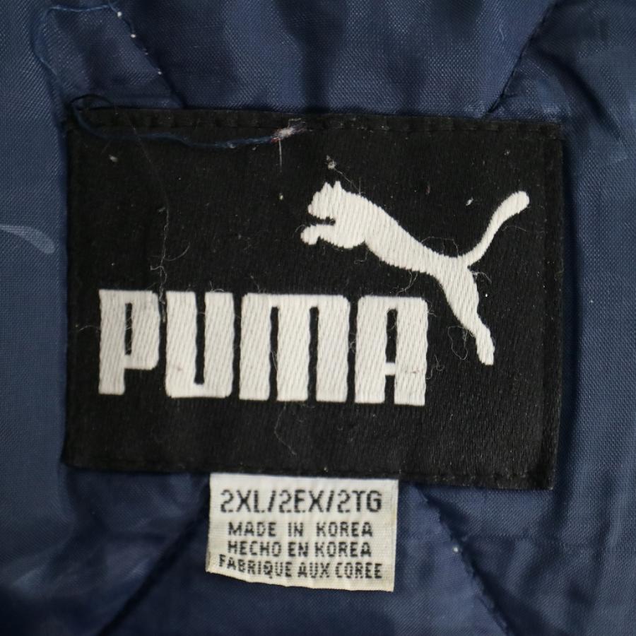 PUMA プーマ NFL ダラス・カウボーイズ 中綿ナイロンジャケット 防寒  防風  大きいサイズ ネイビー (メンズ 2XL) 中古 古着 N6551｜losantigua2016｜09