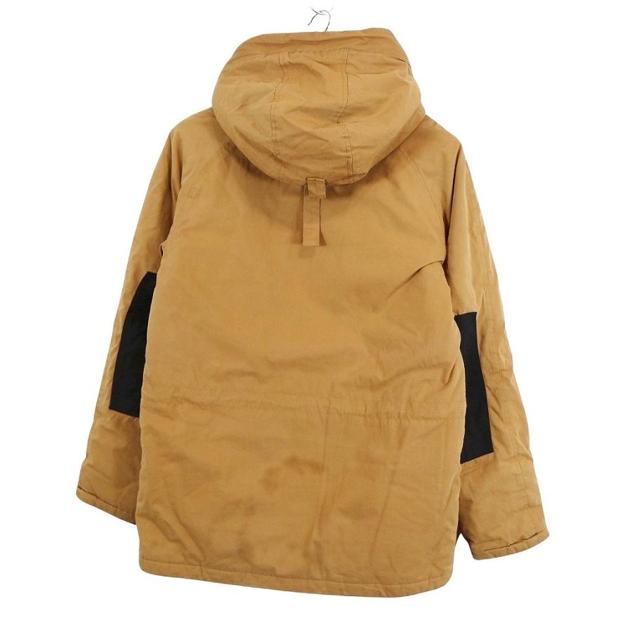 Carhartt カーハート マウンテンパーカー 中綿 アウトドア アウター ラグランスリーブ ロゴ ブラウン (メンズ S ) 中古 古着 O5005｜losantigua2016｜02