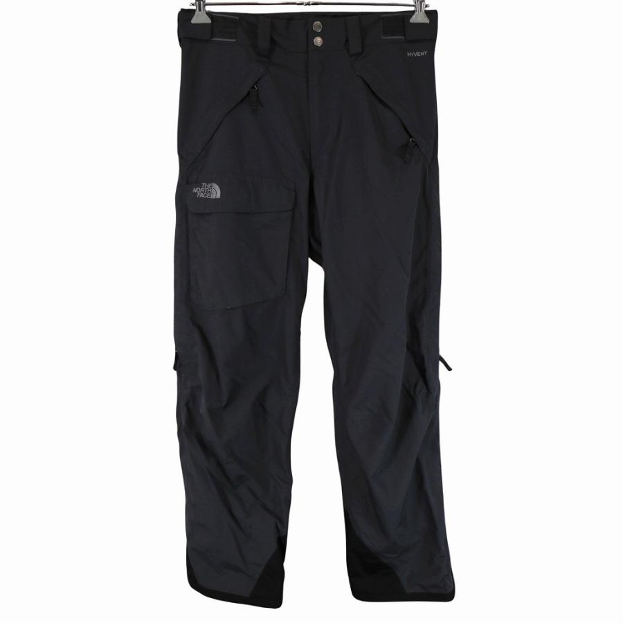 THE NORTH FACE ノースフェイス HYVENT スキー パンツ スキーウェア ダークグレー (メンズ S) 中古 古着 O5089
