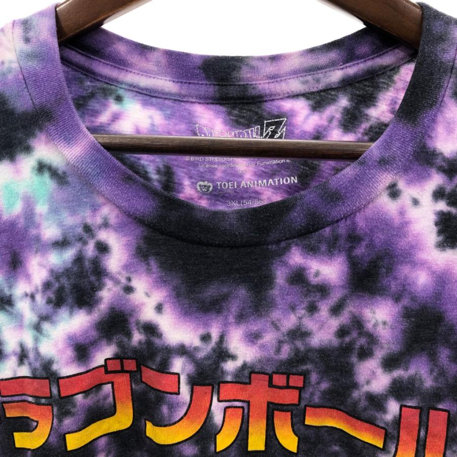 DRAGON BALL Z ドラゴンボールZ 孫悟空 タイダイ 半袖Ｔシャツ 大きいサイズ アニメT パープル (メンズ 3XL) 中古 古着 Q5688｜losantigua2016｜04