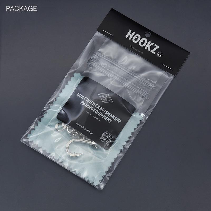 Hookz 釣り針ブレスレット【H/ヘビー】Mサイズ HOOKZ 釣り針ブレスレットHヘビー/喜平チェーン/メンズ