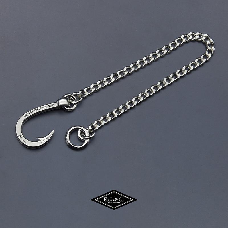 HOOKZ 釣り針ブレスレット M/喜平チェーン/メンズ レディース HOOKZ 釣り針ブレスレット M/喜平チェーン/メンズ レディース