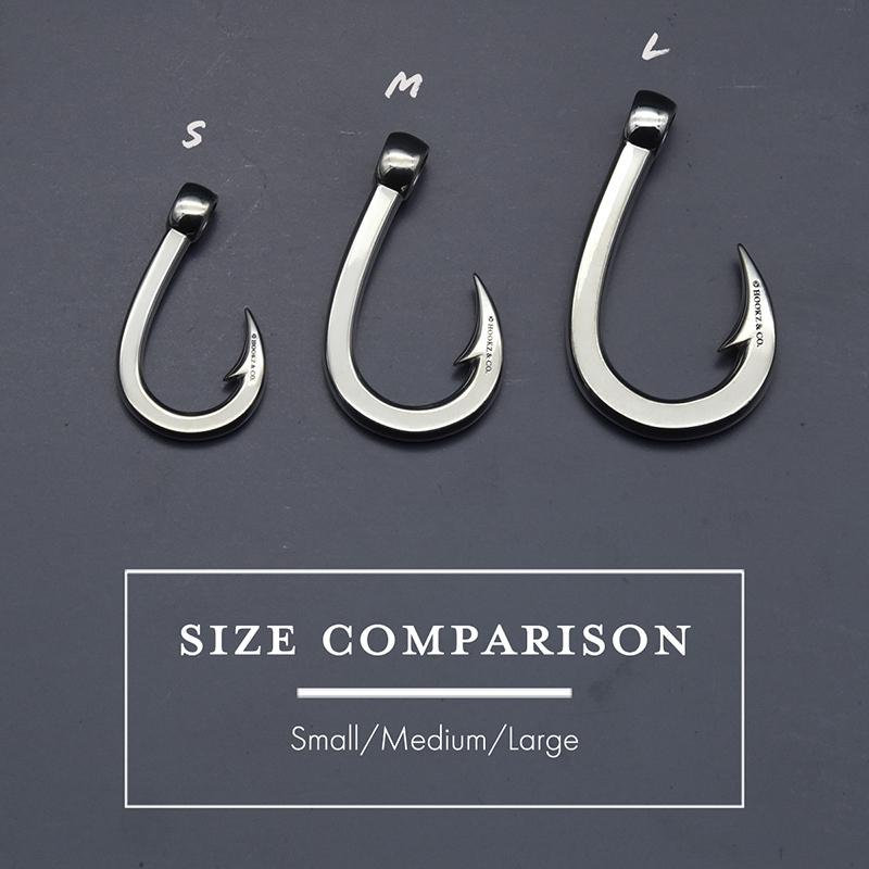 シルバー925 アクセサリー専用 HOOKZ 釣り針 ネックレス Lサイズ シルバー925/フィッシュフック