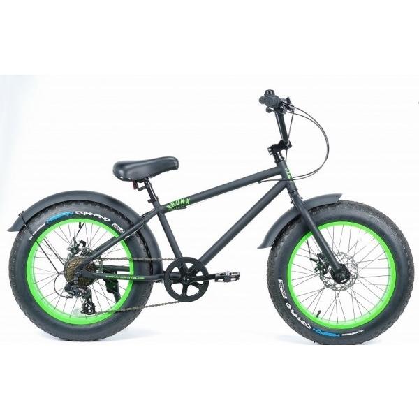 自転車本体 20inchBRONX-DD FAT BIKE Amazon | 自転車 通販 20BRONX-DD マットブラック×ブラックリム