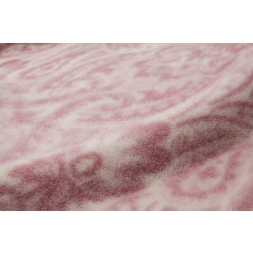 西川 あったかウール毛布 ピンク シングル ブランケット ブランド 羊毛100％ 日本製 寝具｜lots-store｜02