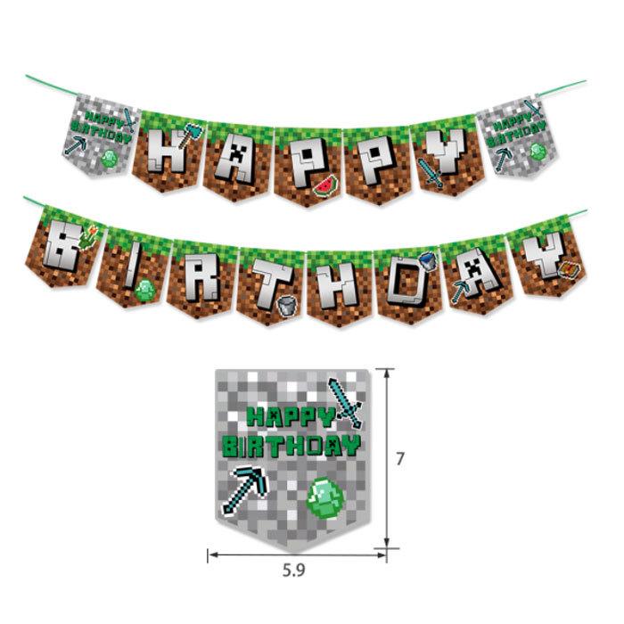 Minecraft バースデイ パーティ グッズ パンプキン マインクラフト 誕生日 幼稚園 小学校 キッズ マイクラ Za005 Lotus Kids 通販 Yahoo ショッピング