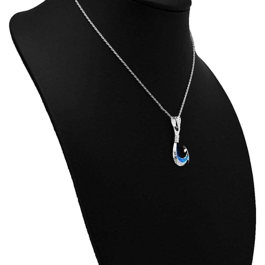 新品本物 レイラニ ハワイアンジュエリー 釣り針 フィッシュフック ブルーオパール ペンダント ネックレス メンズ シルバー 925 ロープチェーン Lotusstore 通販 Yahoo ショッピング Sale 公式 Gestion Etechnologies Shop