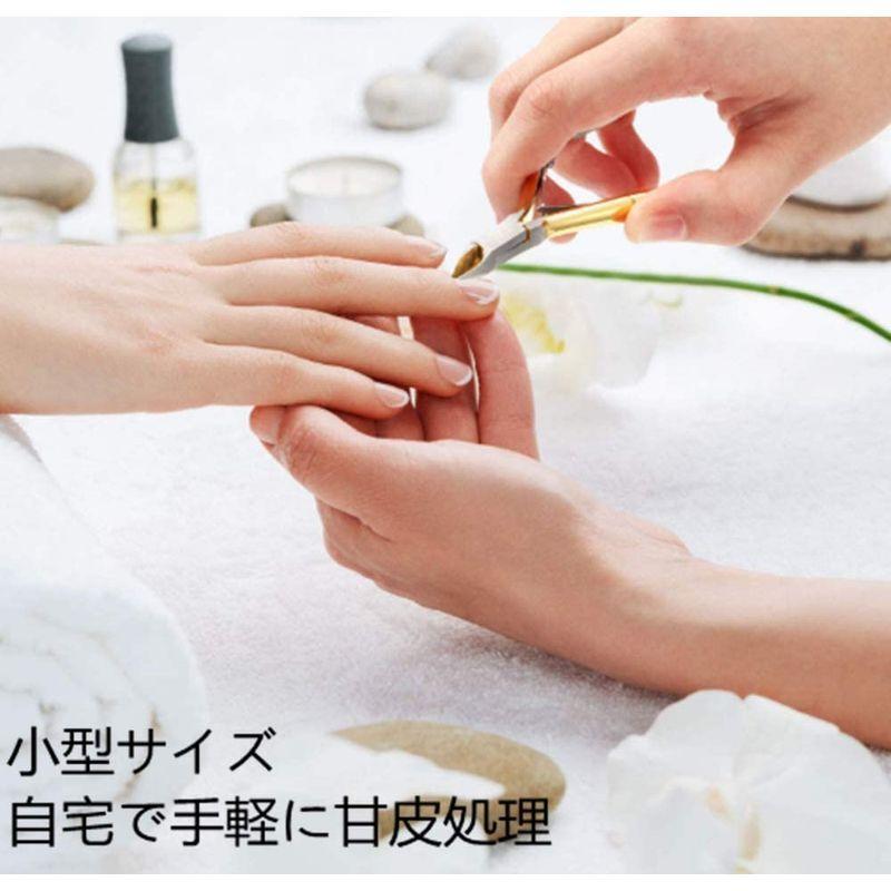 キューティクルニッパー 甘皮切り ささくれニッパー ニッパー式爪切り 甘皮ケア 甘皮処理 甘皮 ニッパー 魚の目などの角質にも対応 美容 ツール シルバー 激安大特価