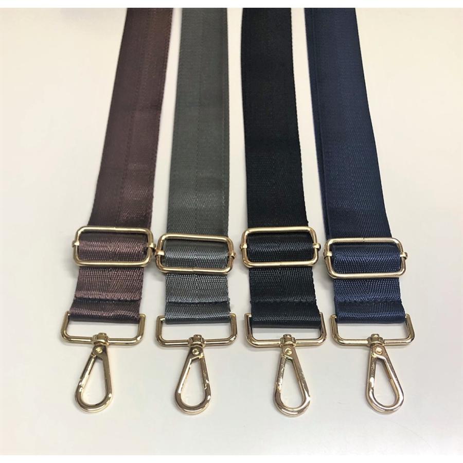 【モノグラム 総柄】ショルダーストラップ 肩当付き ゴールド金具　約128cm モノグラム 総柄】ショルダーストラップ 肩当付き ゴールド金具 約