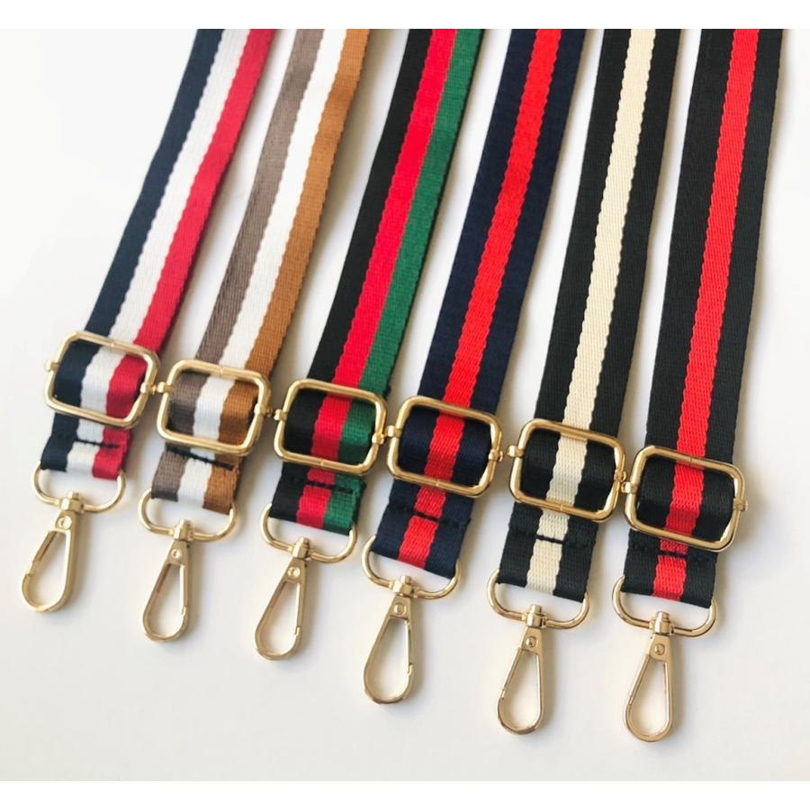 【モノグラム 総柄】ショルダーストラップ 肩当付き ゴールド金具　約128cm 長さ調節可能 ネックストラップ ゴールド金具 ショルダー 斜め
