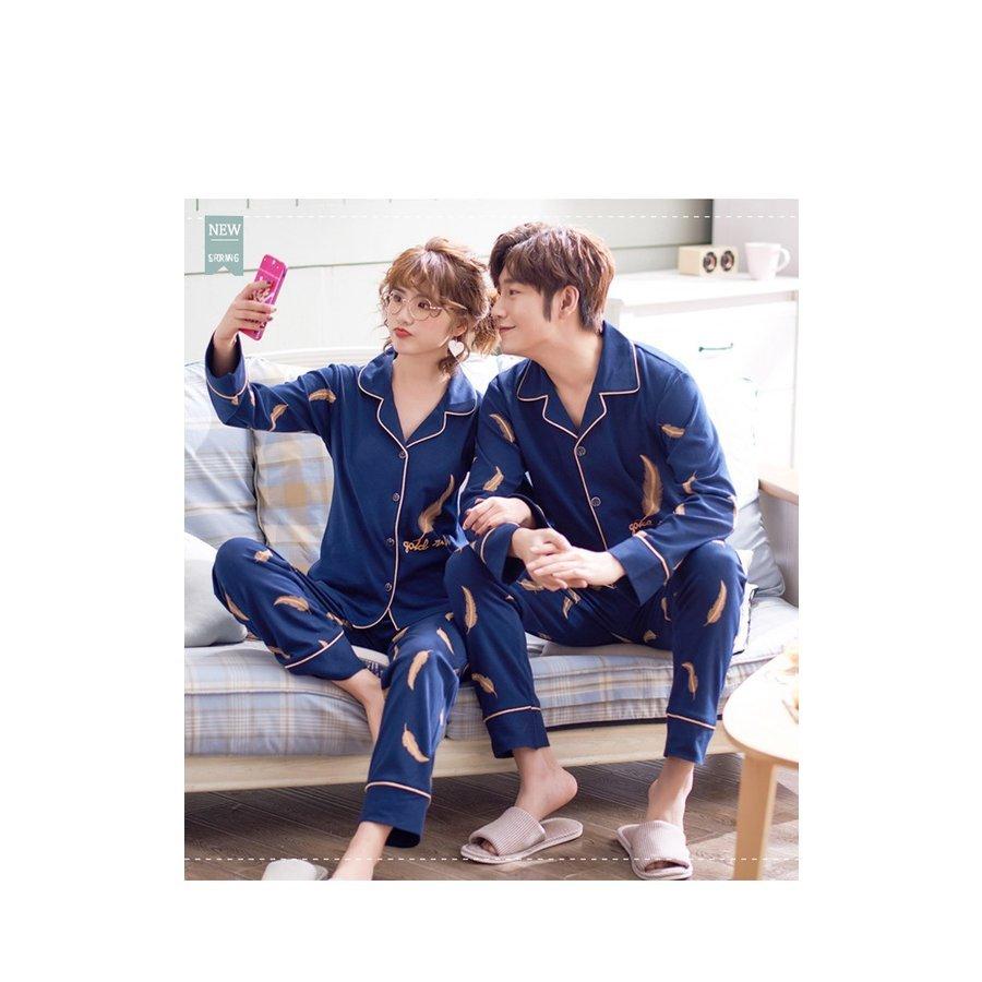 ペアパジャマ 冬 パジャマ ペア 長袖 結婚祝い プレゼント 部屋着 前開き カップル おそろい ルームウェア ペア 秋冬 レディース 花柄 単品販売 L Lotus Shop 通販 Yahoo ショッピング