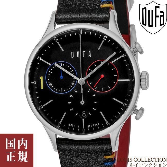 現品限り一斉値下げ！ ドゥッファ バウハウス100周年記念 DF-9002-0D ファン・デル・ローエ・クロノ メンズ レディース 腕時計 DUFA 38mm ドイツ製 あすつく 腕時計