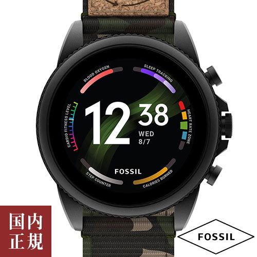 フォッシル ジェネレーション6 FTW4063 スマートウォッチ グリーンカモ 腕時計 FOSSIL GEN 6 44mm ジェネレーション6  日本語対応 [Wear OS by Google] 2022SS :fossil-ftw4063:ルイコレクション Yahoo店 - 通販 -