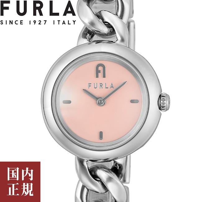 フルラ チェーンラウンド WW00019007L1 ピンク/シルバー レディース 腕時計 FURLA CHAIN ROUND /ボーナスストア10％!500円クーポン2/22迄
