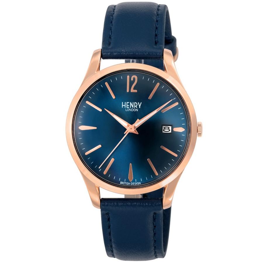 【SALE】ヘンリーロンドン ユーストン HL39S0300 ネイビー/ネイビー メンズ レディース 腕時計 /ボーナスストア5％!600