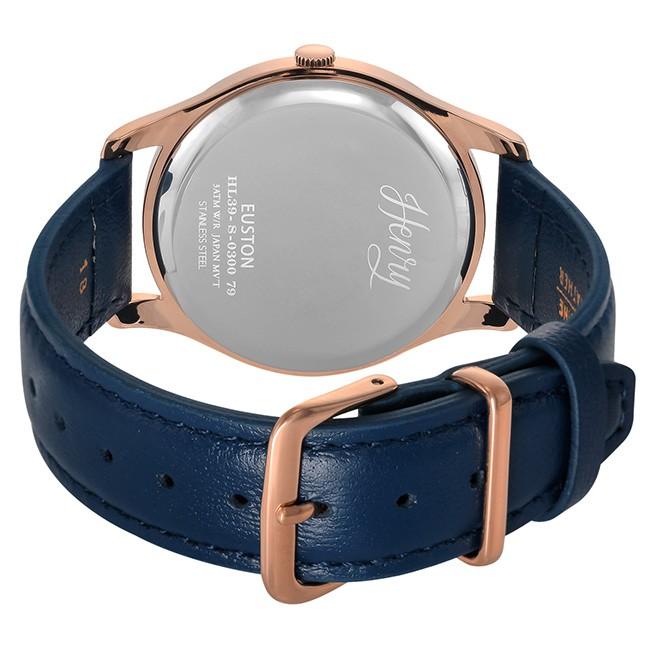 【SALE】ヘンリーロンドン ユーストン HL39S0300 ネイビー/ネイビー メンズ レディース 腕時計 /500円クーポン配布中