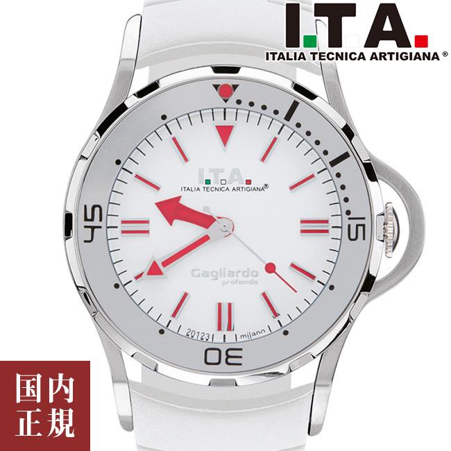 アイティーエー ガリアルドプロフォンド 24.01.01 ホワイト メンズ 腕時計 ITA Gagliardo profondo /ボーナスストア10％!800円クーポン3/14迄