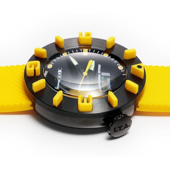【数量限定アウトレット品】 アイティーエー ディスコボランテ 31.00.03 ブラック/イエロー メンズ レディース 腕時計 ITA DISCO VOLANTE スイープセコンド 【I7739135692】(27588円)