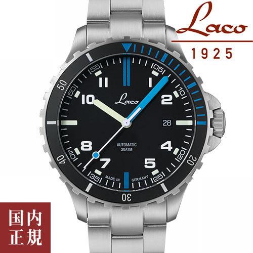 ラコ スポーツ 862108.MB アトランティック メンズ 腕時計 Laco SPORT Atlantik 自動巻き ドイツ製 /ボーナスストア5％!300円クーポン6/18迄｜louiscollection-y