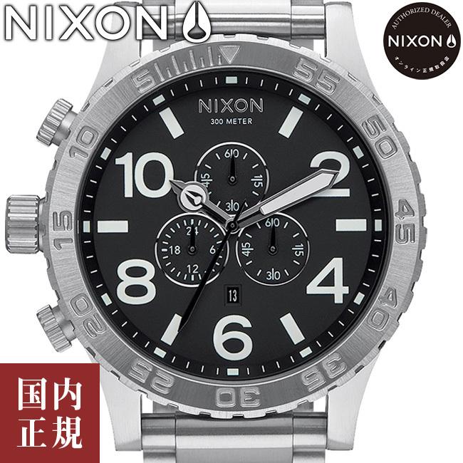 NIXON ニクソン 51-30 シルバー×ブラック-