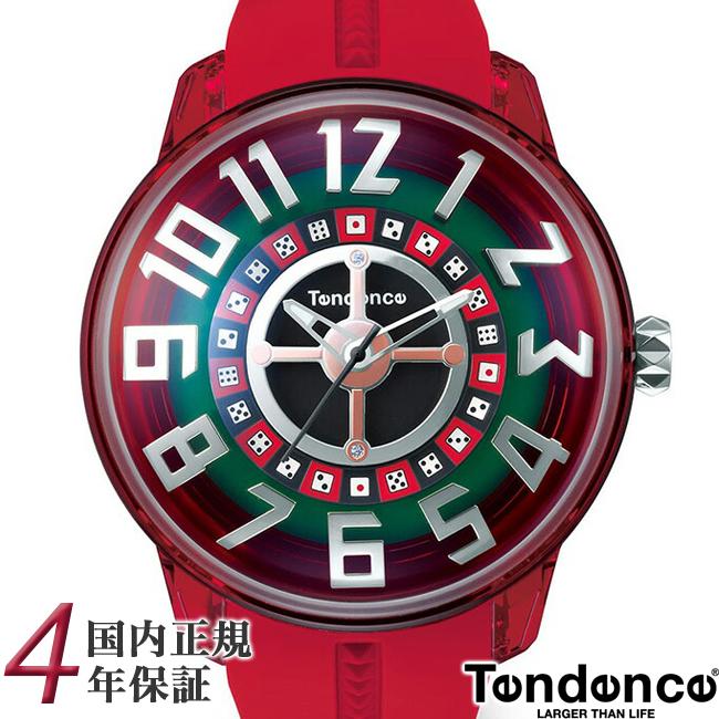 テンデンス キングドーム TY023011 ダイスイメージ/レッド メンズ レディース 腕時計 Tendence KingDome 50mm