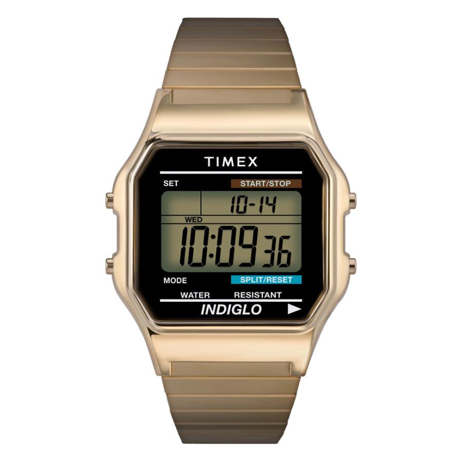 タイメックス クラシックデジタル T78677 ゴールド メンズ レディース 腕時計 TIMEX あすつく /ボーナスストア10％!500円クーポン5/2迄｜louiscollection-y｜02