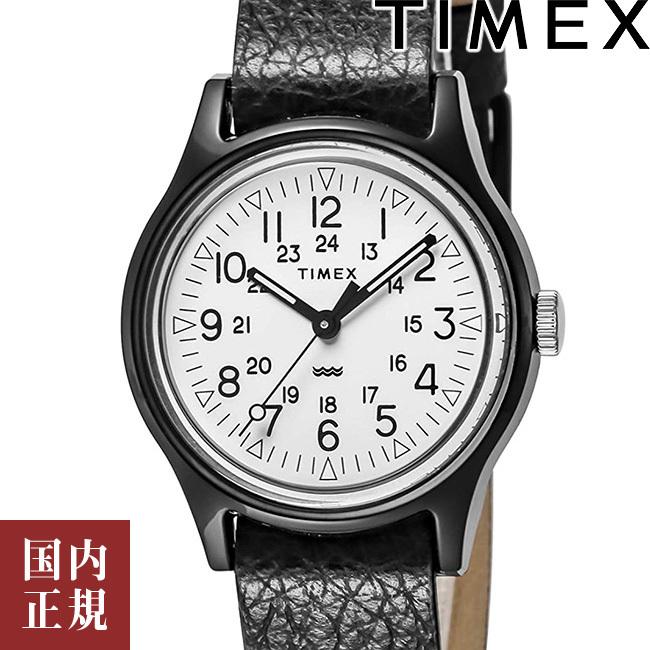 タイメックス オリジナルキャンパー TW2T34000 ブラック レディース 腕時計 TIMEX 日本限定 レザーNATO あすつく /ボーナスストア10％!1000円クーポン4/25迄｜louiscollection-y