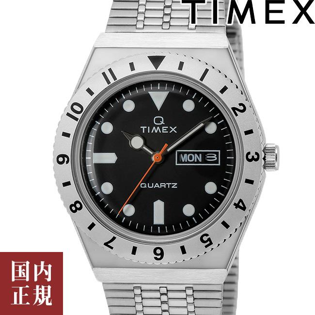 タイメックス Qタイメックス TW2V00100 ブラック メンズ 腕時計 TIMEX ［日本限定］2021AW あすつく /ボーナスストア10％!200円クーポン6/6迄｜louiscollection-y