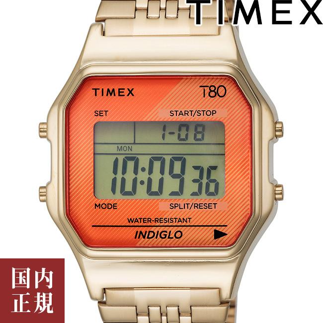 タイメックス タイメックス80 TW2V19500 ゴールド/オレンジ メンズ 腕時計/ボーナスストア10％!500円クーポン5/2迄｜louiscollection-y