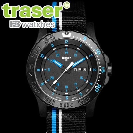 トレーサー MIL-G 9031563 ブルー インフィニティ 腕時計 traser スイス製 NATO ミリタリーウォッチ /ボーナスストア10％!300円クーポン1/19迄