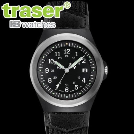 トレーサー タイプ3 9032001 ブラック 腕時計 traser TYPE3 スイス製 ミリタリーウォッチ  /500円クーポン有り！2/9(木)まで :traser-9032001:ルイコレクション Yahoo店 - 通販 - Yahoo!ショッピング