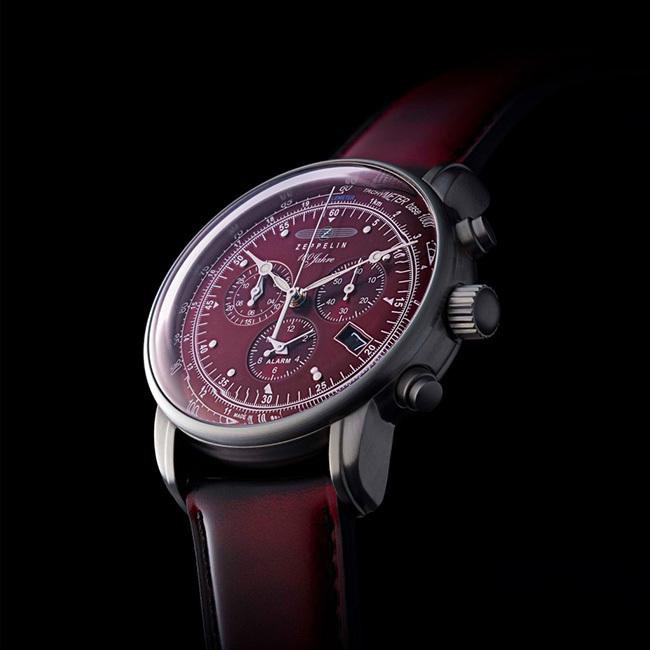 ツェッペリン 100周年記念モデル 8680-5 レッド メンズ 腕時計
