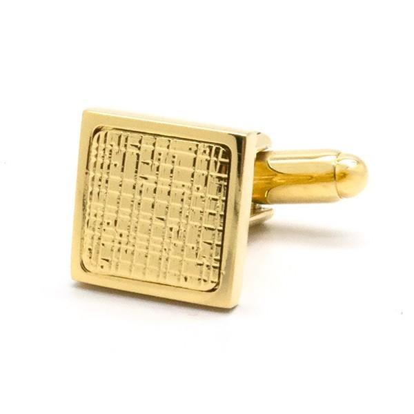 ルイファグラン 18K ゴールド Louis FAGLIN スクエア カフス リネン